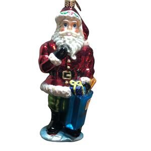 Vintage Christopher Radko 2006 bag full treasures shopping Santa Nordstrom